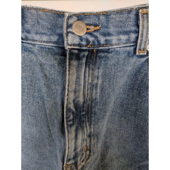 Crossroads Women's High Waist Blue Denim Jean Shorts 12 - Picture 2 of 4